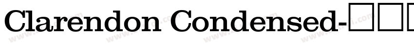 Clarendon Condensed字体转换